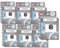 SOS Accessoire Lot de 6 Sacs Aspirateur + 1 Micro-Filtre | Sac Aspirateur Rowenta Silence Force | Equivalet à Rowenta ZR003901 | Compatible Aspirateurs Traîneaux Row
