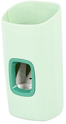 TOVINANNA 1pc Toothpaste Squeezer Human Foaming Mouth Fully Electric Toothbrush Toothpaste Roller Squeezer Tool Dispenser Automatic Toothpaste Holder Squeezer Pump Toothpick Spry Abs Green