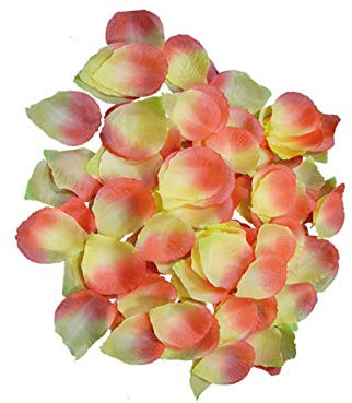 LP Divertissements Lot de 6 - Lot avec 500 pétales de Roses Rose Vert & Jaune