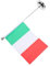 NUOBESTY Bandiera di bandiera italiana mini bandiera da tavolo bandiera del tavolo della decorazione per feste bandiera della scrivania dell'ufficio Flag italiana poliestere