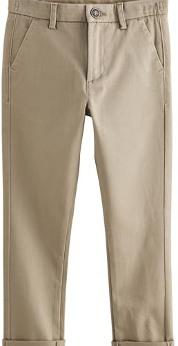 NEXT Jungen Chinohose mit Stretch (3-16 Jahre) – Skinny Fit Hellbraun 128