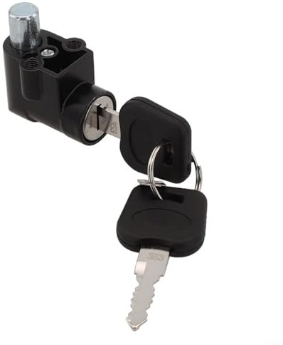 QOXEZY Electric Bicycle Battery Lock Set with Security Keys for Hailong -2 Battery Case Replacement Lock System, Metal Material E-Bike Battery Box Easy Installation(20mm)