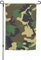 Banderas de jardín con estampado de camuflaje militar verde para todas las estaciones, decoración al aire libre, patios, porches, bandera fácil de instalar