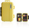 LYNCA Memory Card Case, Hard Protector for 12 Micro SD/TF, 8 SD & 4 CF Cards - Water-Resistant, Anti-Shock, Compact (Yellow)