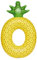 Big Mouth Toys Float Ananas, mehrfarbig