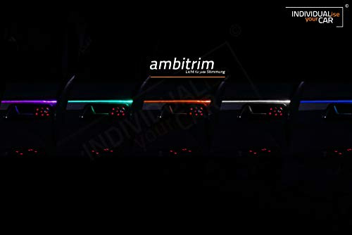 Ambientebeleuchtung für 1er E81 E82 E87 E88 (2x1m für Türen ambitrim, BMWOrange)