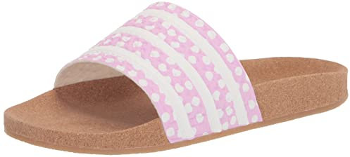 adidas Adilette, Sandali a Ciabatta Donna, Bliss Lilac White Gum, 4