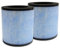 PUREBURG Replacement Filter Compatible with Kokofit & Elechomes P1800 Air Purifier, 2-Pack H13 4-Stage Filtration Activated Carbon 2-IN-1