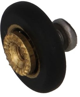 Amig MMP01 Cuscinetto per Box Doccia, Nero, Ø16 mm