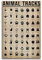 NIZIEE Vintage Tier Poster Animal Tracks Collection Dekorative Malerei Leinwand Poster 30 x 45 cm