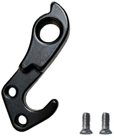 1 Stück Fahrrad-Heckhaken, Fahrrad-Heckhaken-Schaltwerk, Aluminiumlegierung-Fahrrad-Heckhaken, Geeignet für 322175 Tepr Fahrrad Aluminium Kompatibel (Schwarz)