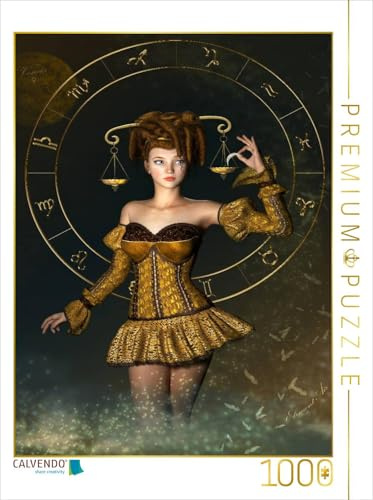 CALVENDO Puzzle Waage - Sternzeichen | 1000 Teile Lege-Größe 48 x 64 cm Foto-Puzzle für glückliche Stunden