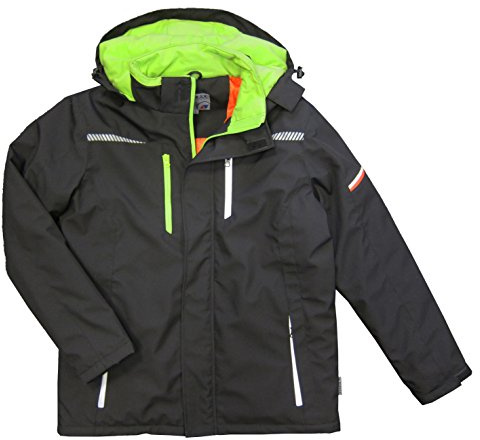 Terrax Workwear Softshellparka mit Kapuze Wind-und wasserabweisend