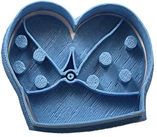 Cuticuter Anlässe Titten Ausstechform, Blau, 8 x 7 x 1.5 cm