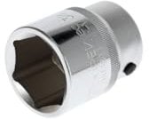 GEDORE red Steckschlüsseleinsatz, Nuss, 3/4'' 20 mm Antrieb, 6-kant, 38 mm Weite, Werkzeug, R71003811, Stahl