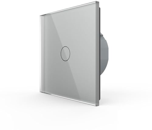 Funk Funkdimmer Dimmer Lichtschalter Touchscreen weiß/schwarz/grau/gold C701DR-15 (Grau)