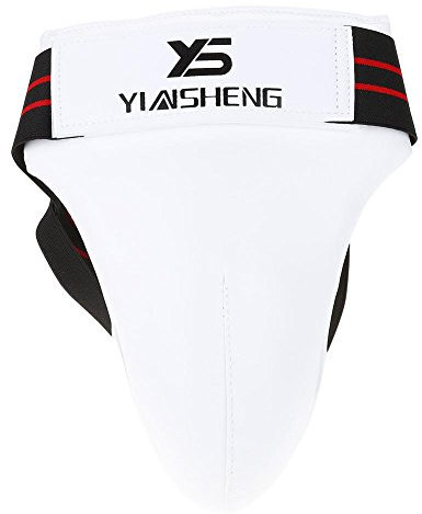 Alomejor Taekwondo Tiefschutz Guard Crotch Guard Tiefschutz Boxing Taekwondo MMA Karate Muay Thai Unterstützung für Männer(XL)