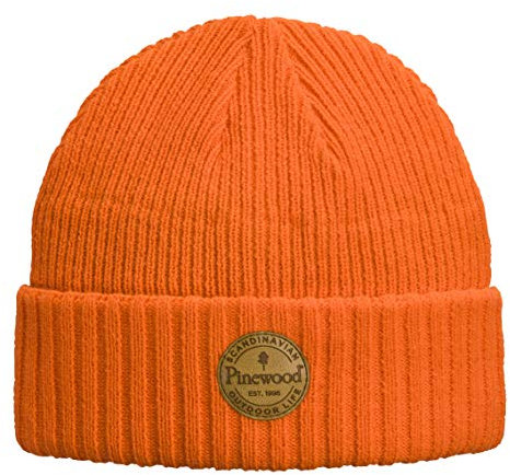 PINEWOOD Windy Strick Mütze, Orange, OneSize