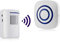 Détecteur de Mouvement Alarme, HommyFine Sirène Détecteurs de Mouvement Infrarouge-Sensor Alarme sans Fil PIR Set Détecteur de Mouvement
