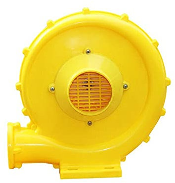 gfj Inflatable Blower, Centrifugal Low-Noise Plastic Material Electric Blower, Used for Inflatable Bounce House Jumper Elastic Castle/Yellow / 480w