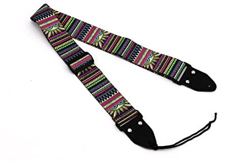Gitarrengurt Hippie Retro Collection Soft Nylon Guitar Strap