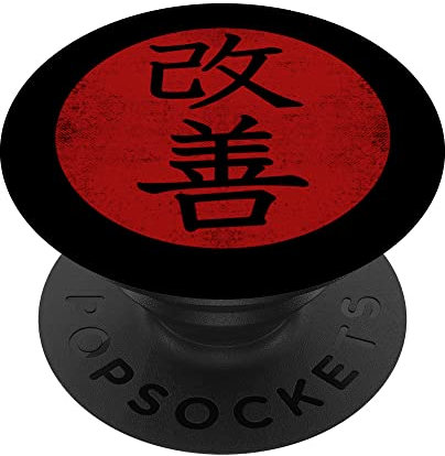 Original Kaizen Kanji Kalligraphie Kaizen PopSockets Klebender PopGrip