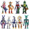 Five Nights at Freddys Sundrop and Moondrop Action Figures,Five Nights at Freddys Figures Sun and Moon,Security Breach Action Figure Toy,Action Figure Collectible Toy Set Lights Joints Movable