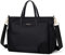 GOLF SUPAGS Sac Fourre-Tout Pour Ordinateur Portable 15 Pouces, Sac à Bandoulière Pour Ordinateur Pour Femme, Sac à Main élégant Pour Le Travail et Les Voyages (Noir)