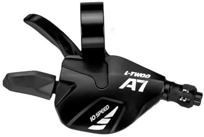 catazer Levier de changement de vitesse pour VTT 7/8/9/10/11/12/13 vitesses droite et 2/3 vitesses gauche pour VTT (A7 droite 10 vitesses)