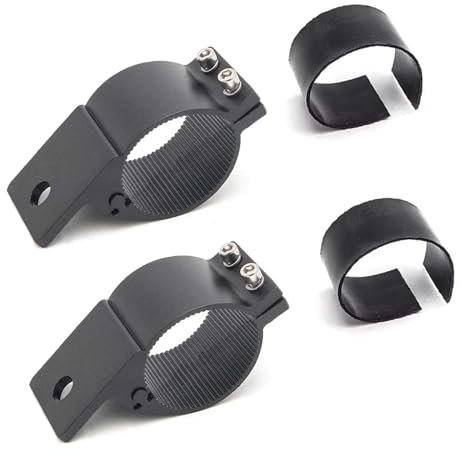 Tube Clamp Mounting Bracket for 2 Inch Bull Bar Roof Rack Roll Cage Mounts LED Square Round Work Light & Light Bar (47-53mm)