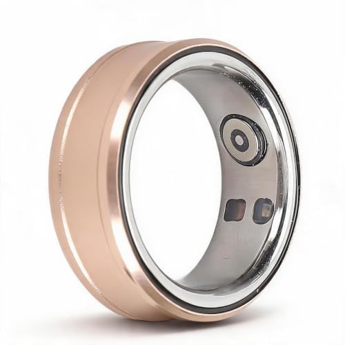 Annadue Anillo Inteligente Rastreador De Sueño Anillo De Rastreador De Ejercicios NFC Anillo Multifuncional IP68 Anillo Inteligente De Salud Bluetooth A Prueba De Agua con Termómetro,