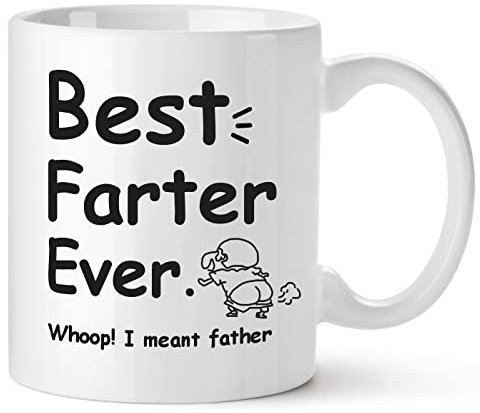 Gifts for Dad, Funny Fathers Day Gift Coffee Mugs Dad Gifts, 11oz Novel Coffee Tea Mugs with Hilarious Pattern for Papa for Birthday Fathers Day (A)