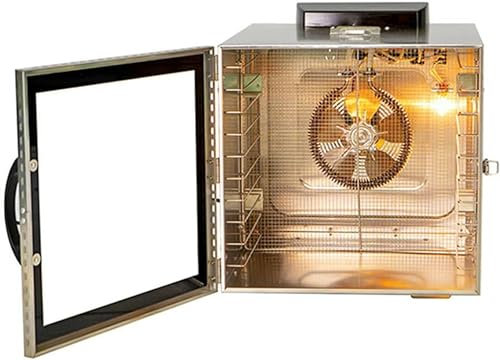 XENITE Máquina deshidratadora de Alimentos, 10 bandejas de Acero Inoxidable, deshidratador de Alimentos de 1000 W, máquina liofilizadora con Control Digital de Temperatura y Tiempo, máqui