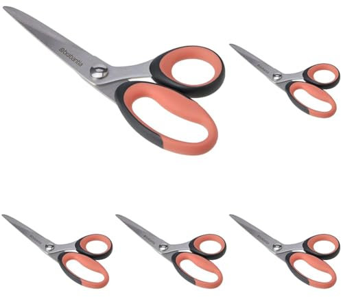 Brabantia 121746 Tasty+ Kitchen Scissors, Terracotta Pink (Pack of 5)