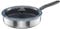 Fiskars Poêle sauteuse Functional Form, 26 cm avec couvercle, Noir/Argent