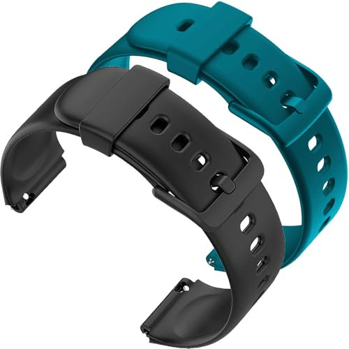 Gittos 19mm Armband für Hama 5910,ID205L Silikon Sport Ersatzarmband Kompatibel mit Yamay fitness,GRV FC1,Fitpolo H205L,Black SW01,Letscom,Letsfit,Lifebee,Willful,ID205S,ID205G