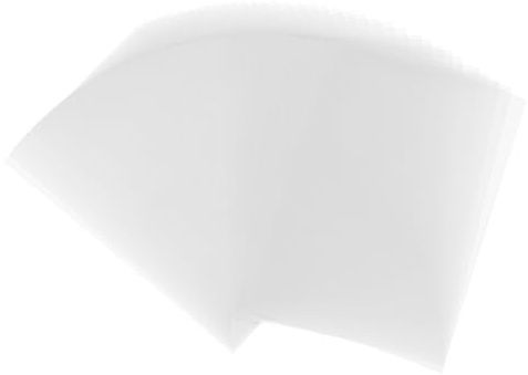 PATIKIL 65 Blätter Pergamentpapier 15.24 x 10.1cm, Transparentpapier Bedruckbar Pergamentpapier 100GSM für Einladungsdruck, Weiß