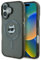CG MOBILE Karl Lagerfeld KLHMP16SHLSCHK Hülle für iPhone 16 6.1 Schwarz hardcase IML Metal Choupette Head