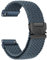 Geflochtenes Armband für Samsung Galaxy Watch 7/6/5/4 40mm 44mm/Watch 4 6 Classic 47mm 43mm 46mm 42mm/5 Pro 45mm/3 41mm/FE/Active 2 Damen/Herren,Uhrenarmband 20mm Nylon Band für Garmin Vivoactive 5/3