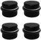 Topes Para Puertas Suelo - Pack 4 Tope Puertas Suelo Adhesivos - Topes Puertas Suelo Negros - Door Stopper - Topes Puertas - Topes Puerta - Topes De Puertas Suelo - Tope Puerta Suelo