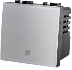 Termostato Connesso WIFI Da Incasso, Compatibile Con Bticino Living, Occupa 2 Moduli, Colore Bianco, Per Caldaia Boiler,APP TUYA Touchscreen