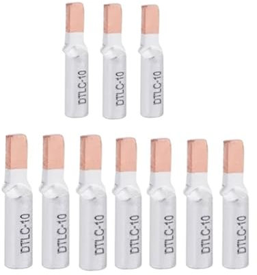 10pcs Copper Aluminum Wire Terminal Cable Lugs DTLC 10 16 25 for Electric Power Fittings-Compatible with Circuit Breakers 10-95mm2(10)