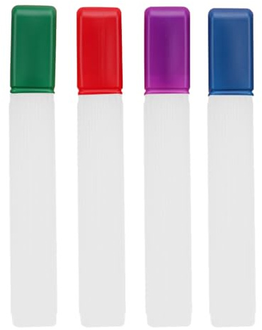 SEWACC 4pcs Plastic Knitting Needle Case Portable Long Needle Storage Tubes Vertical Organizer for Crochet Beads and Craft Tools Compact and Stylish Holder