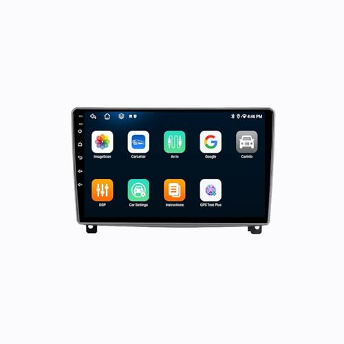 Écran Tactile Radio pour Peugeot 407 2004-2011 FM Écran Tactile Radio Ventilateur de Refroidissement pour, 8 Core 8G+256G