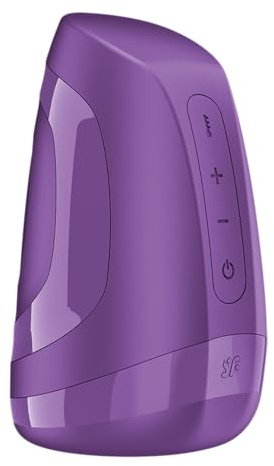 Satisfyer Men Heat Vibration Battery-Line | Masturbator mit Wärmefunktion & 12 Vibrationsprogrammen | batteriebetrieben (3×AAA) | Silikon | wasserdicht (IPX6) | Sexspielzeug für Männer