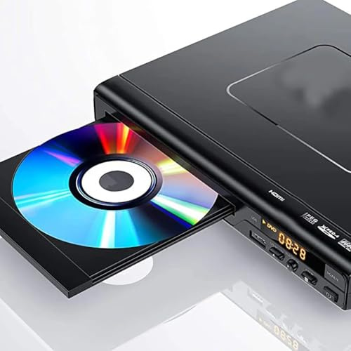 Lecteur DVD, Lecteur DVD Domestique for TV vidéo CD VCD U Disque MP3 avec télécommande câble AV 5.1 canaux