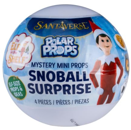 The Elf on the Shelf Polar Props Mystery Mini Requisiten SnoBall Surprise | Mystery Elf Zubehör | 1 von 6 Überraschungsrequisiten Sets | Weihnachtselfen Zubehör