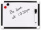 A4 Mini Dry Wipe Notice Memo Note White Board Pen Eraser Magnets Kitchen Office (Dry Erase Whiteboard)