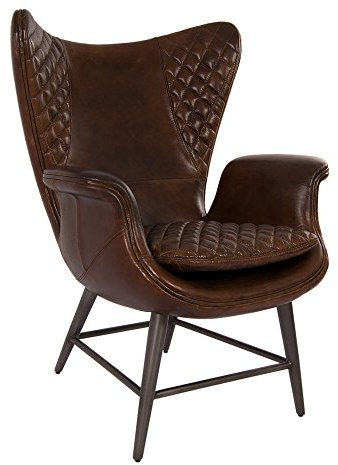 Ohrensessel Balmore Vintage Leder Vintage Cigar Sessel Ledersessel