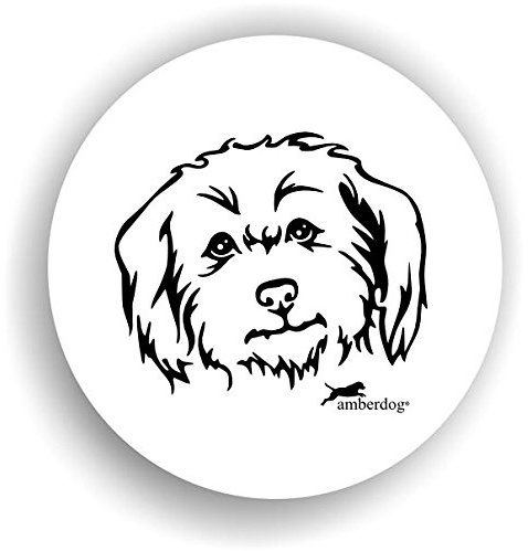 amberdog Hunde Malteser Sticker Auto Aufkleber Art.STK0130 Autoaufkleber Aufkleber Wohnmobil Wohnwagen